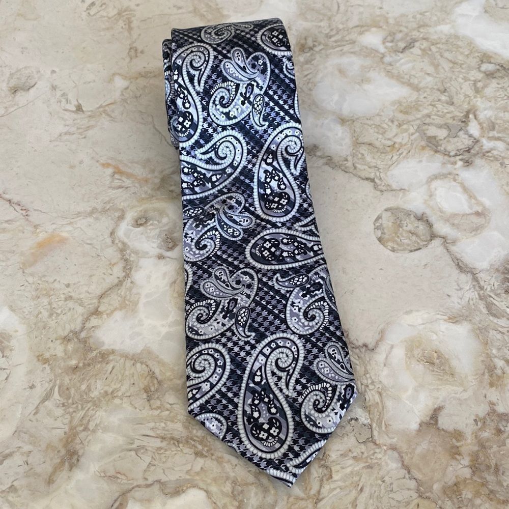 NWT Zanetti 100% Silk Tie Made in Italy